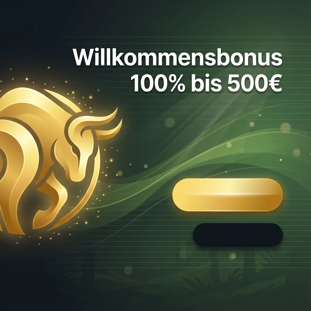 Willkommensbonus 100% bis 500€